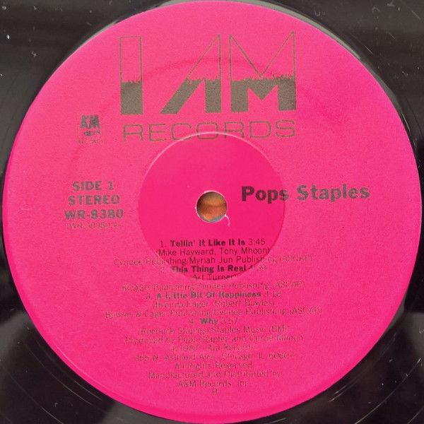 Thumbnail: Pops Staples "Self Titled" LP VG+/VG++