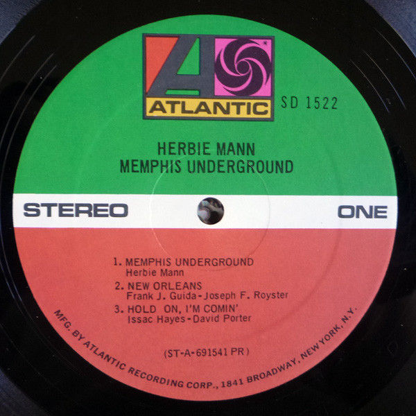 Thumbnail: Herbie Mann "Memphis Underground" LP M-/M-