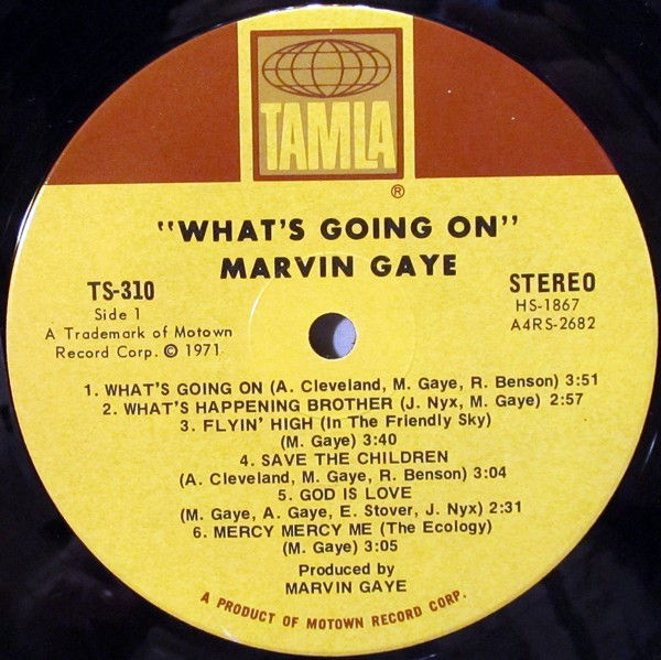 Thumbnail: Marvin Gaye "What's going on" LP VG+/M-