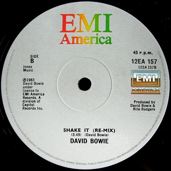 Thumbnail: David Bowie "China girl / Shake it" 45  M-/M-