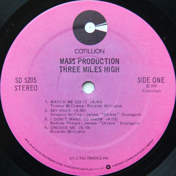 Thumbnail: Mass Production "Three miles high" LP  M-/M-