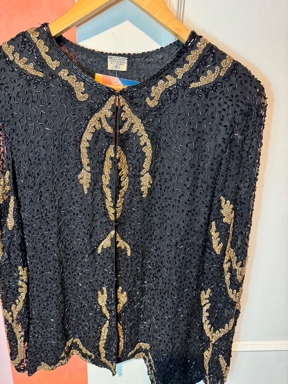Thumbnail: Silk Sequin Jacket 