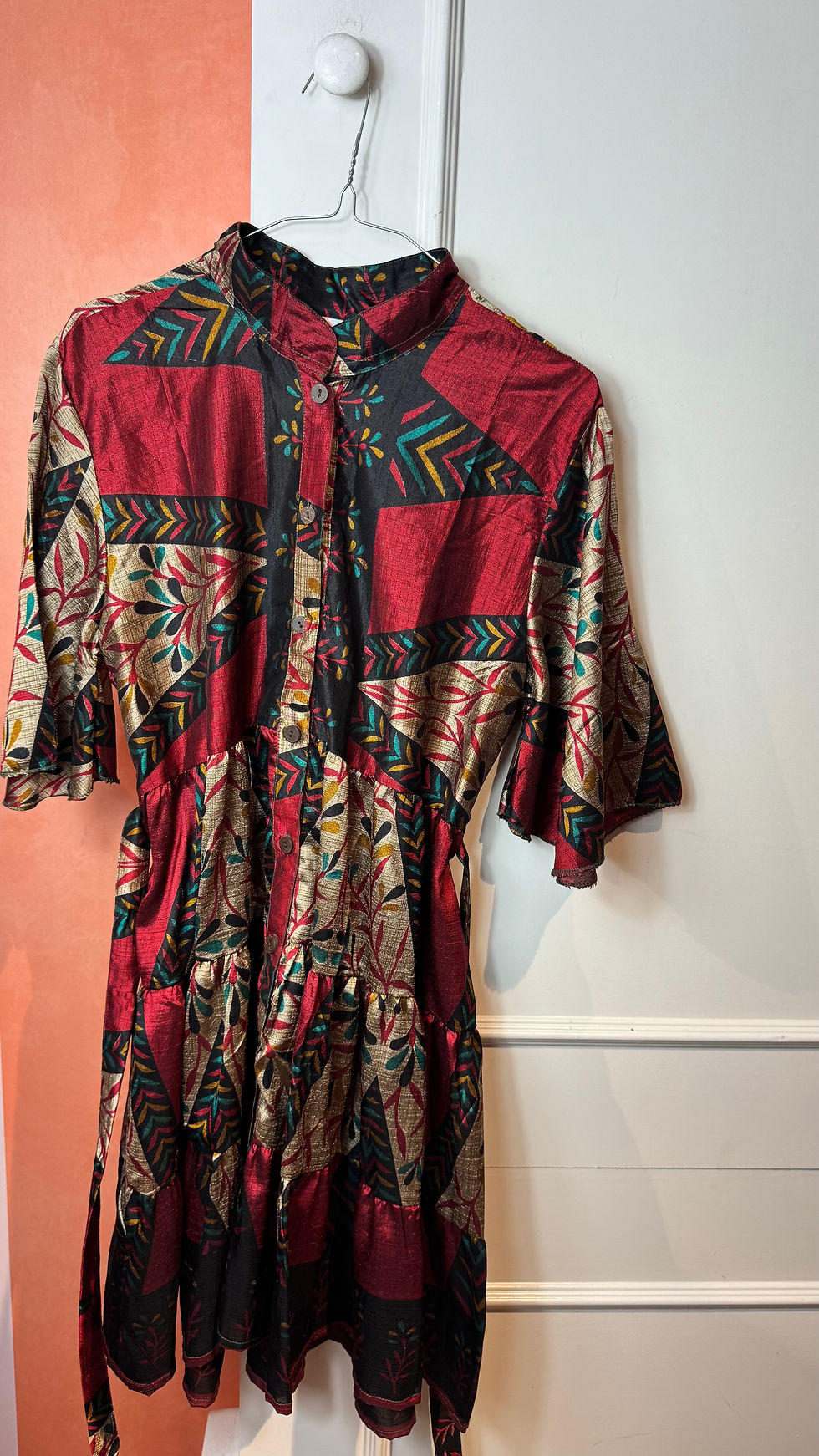 Thumbnail: Silk sari dress