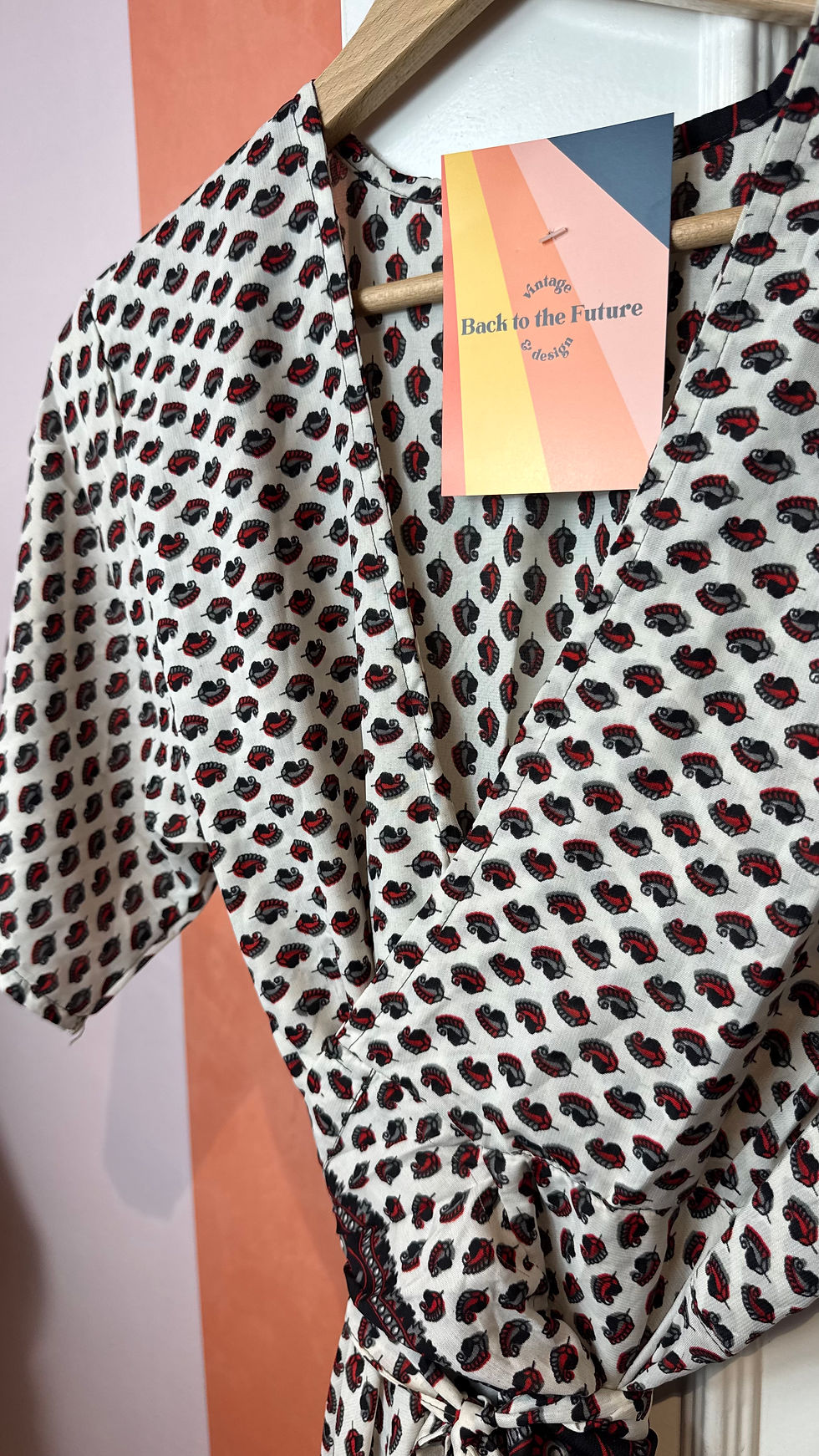 Thumbnail: Silk sari wrap dress