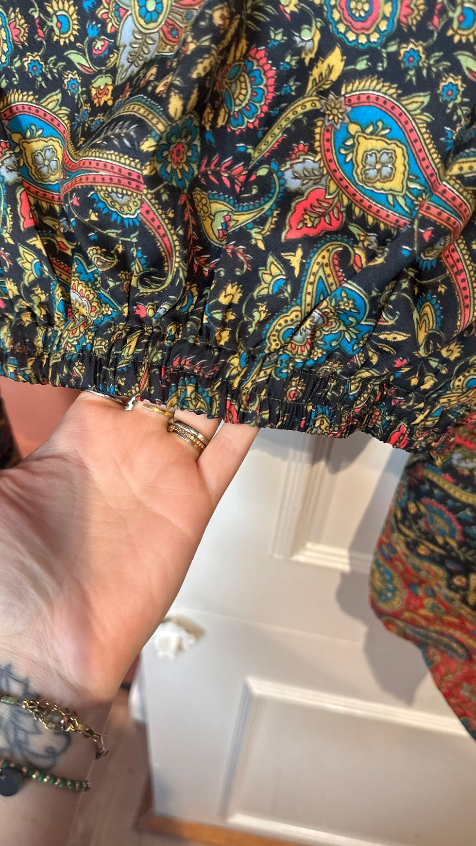 Thumbnail: Silk Sari Stretch Top