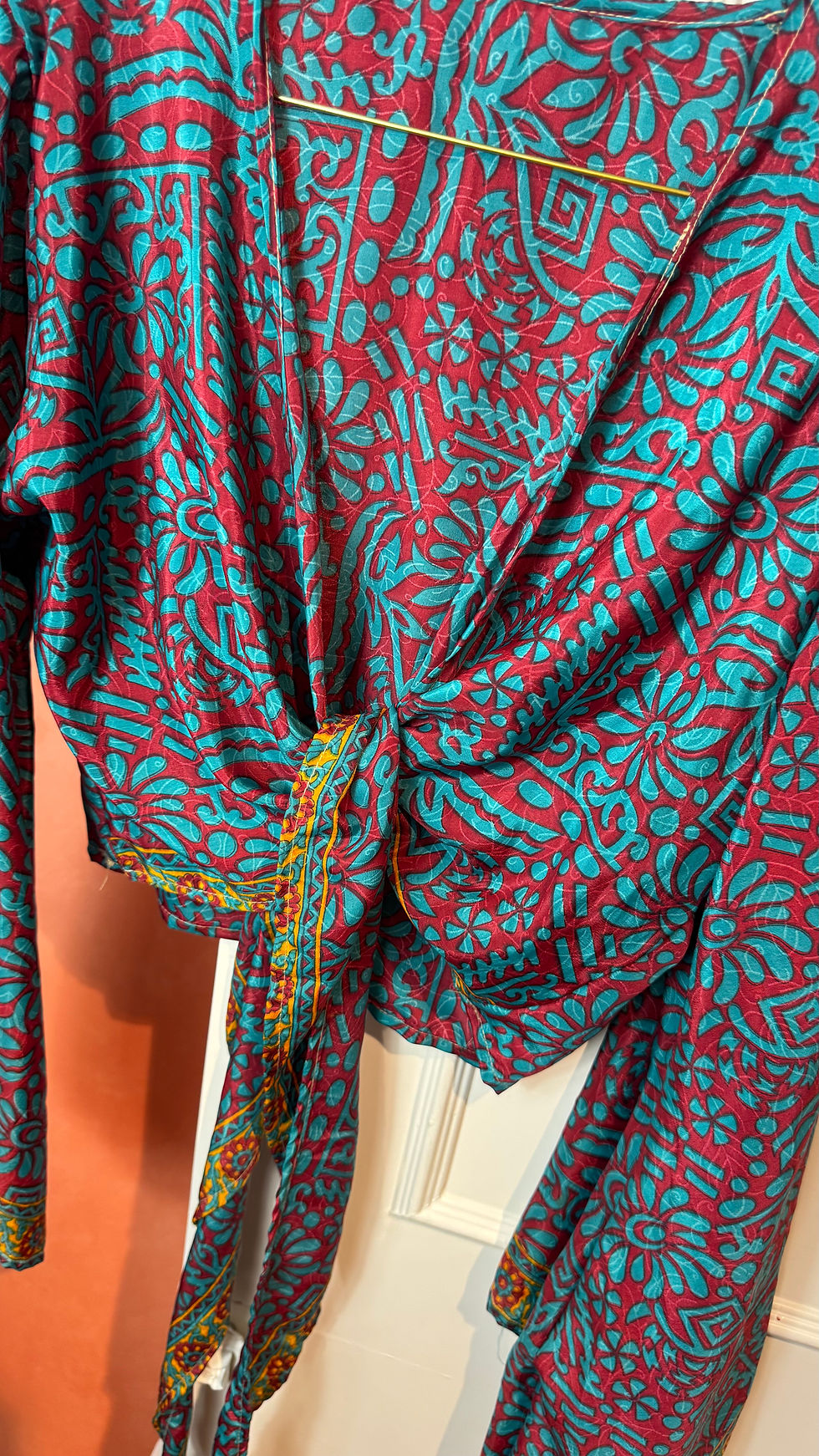 Thumbnail:  Silk Sari Wrap Top 