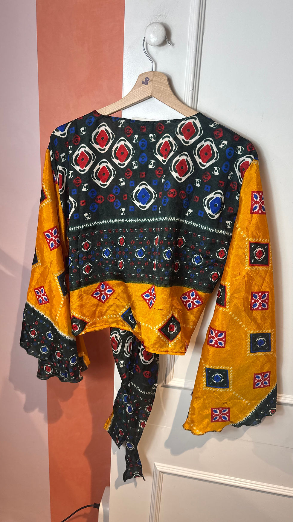 Thumbnail: Silk Sari Wrap Top
