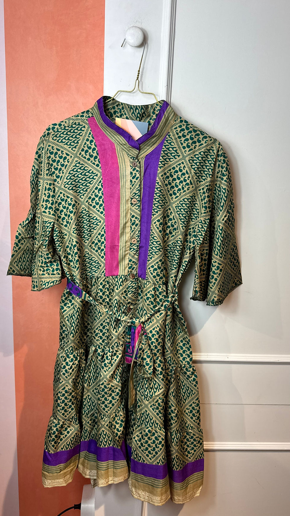 Thumbnail: Slik sari dress