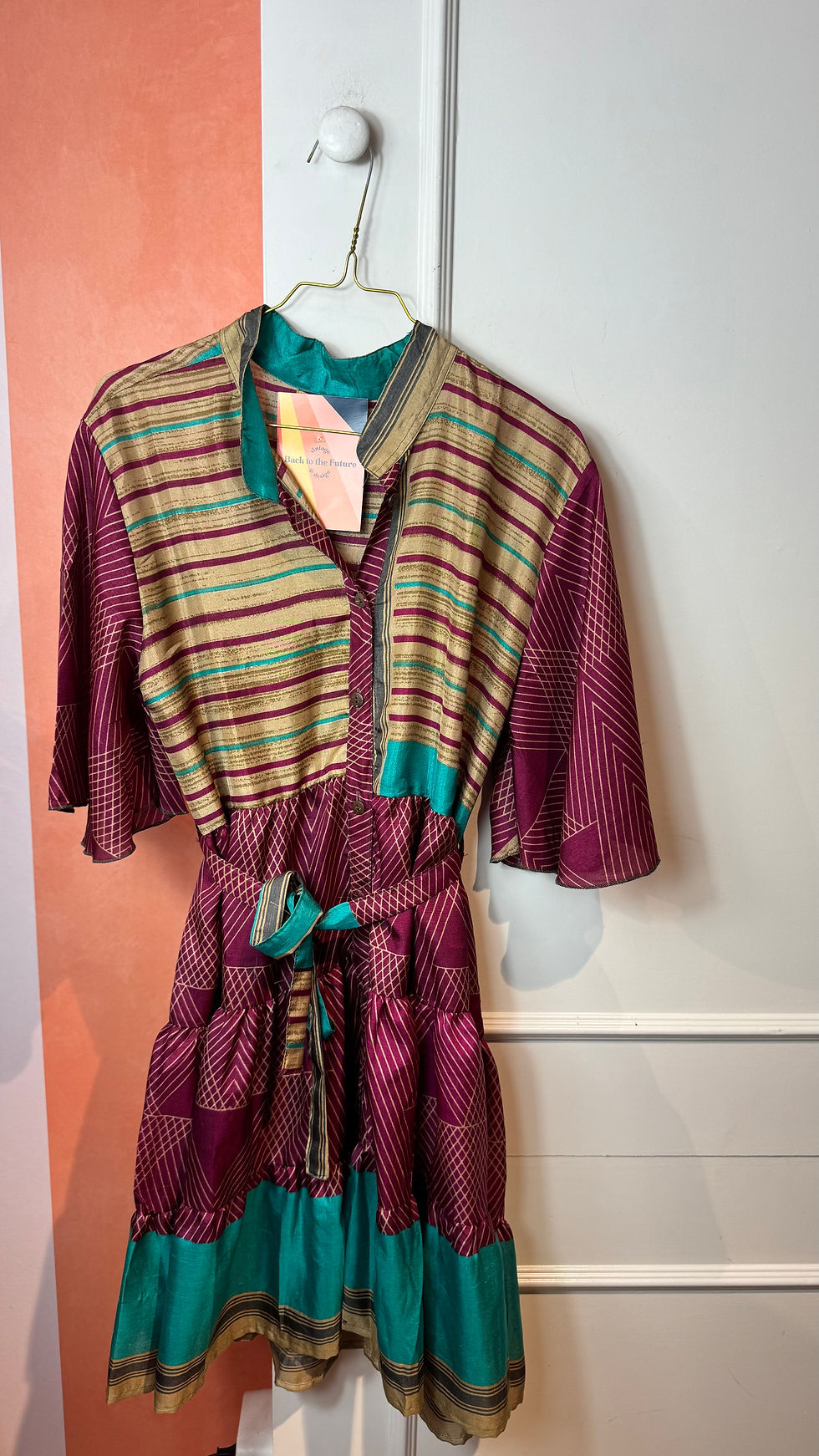 Thumbnail: Silk sari dress