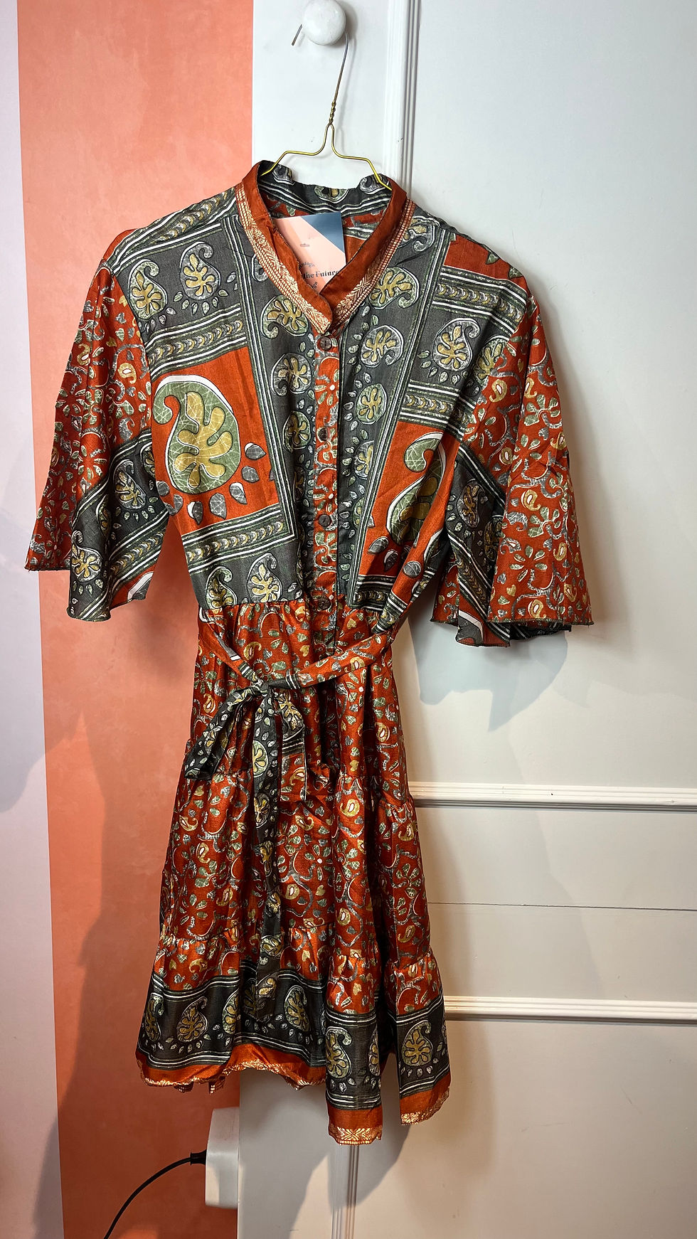 Thumbnail: Silk sari dress