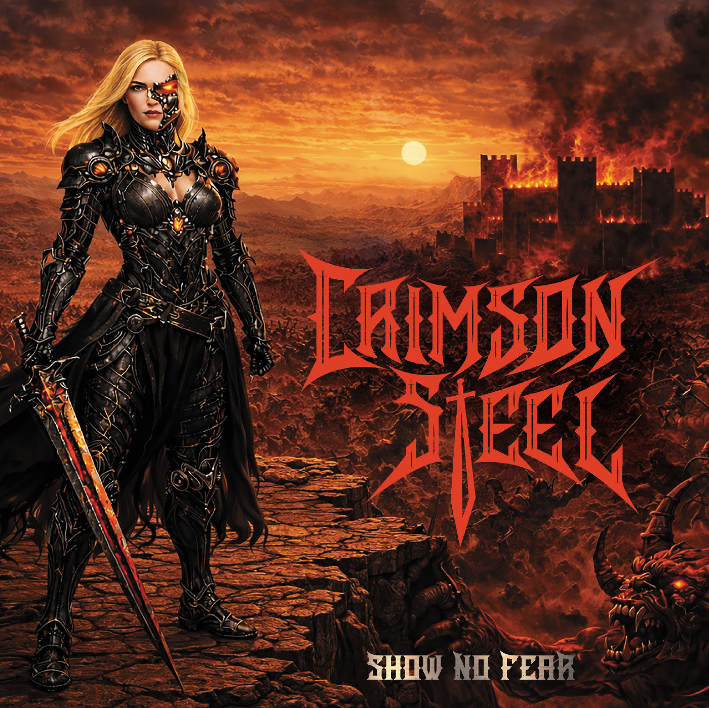 PRE-ORDER CRIMSON STEEL - Show No Fear HHE188