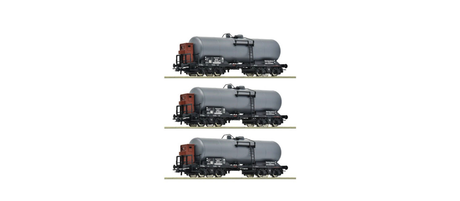 Roco DRG Tank Car Set 6600062 HO scale DC