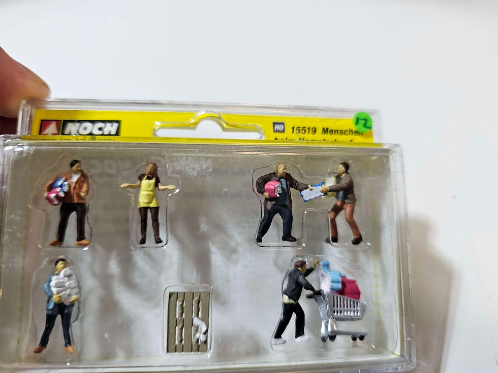 Thumbnail: Noch Panic Shoppers 15519 HO Scale 
