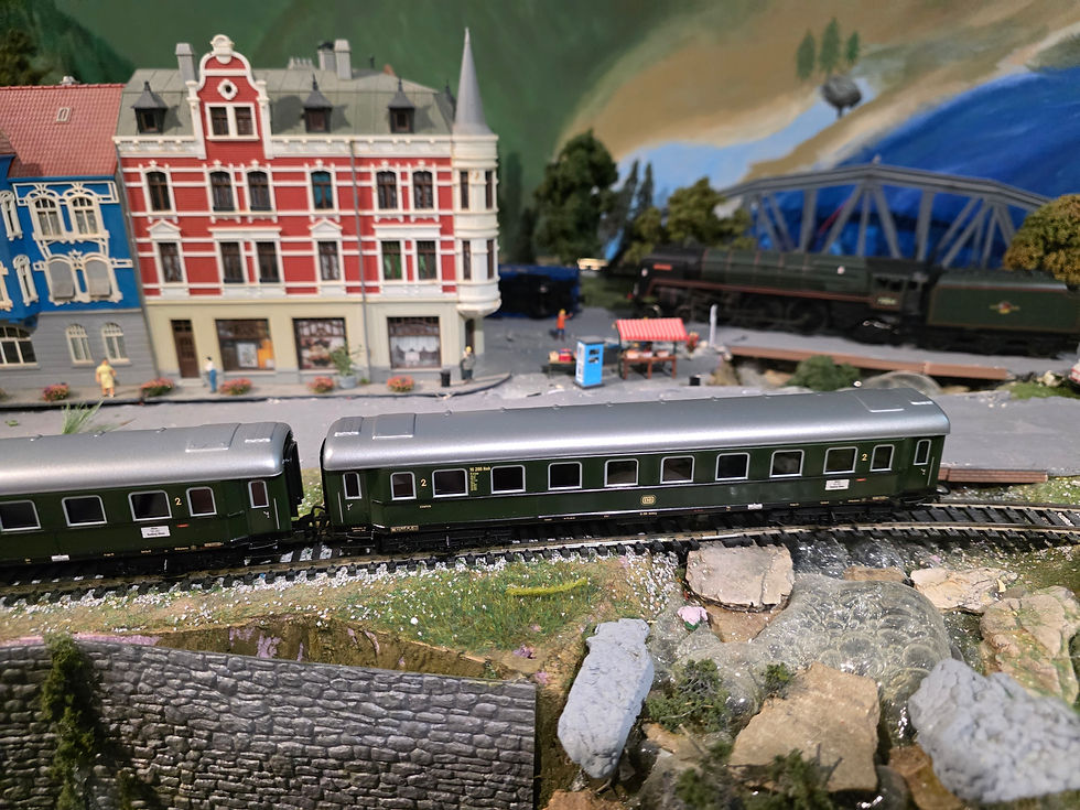 Thumbnail: Primex DB Tin Plate Passenger Car Set 41920 HO Scale AC 