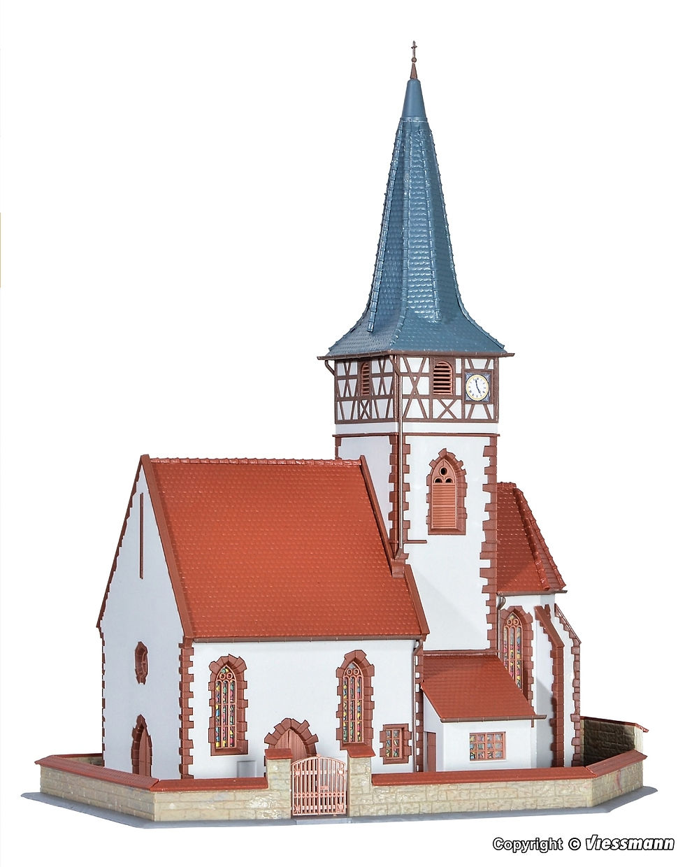 Thumbnail: Kibri Dorfkirche Ditzingen 39772 HO Scale 