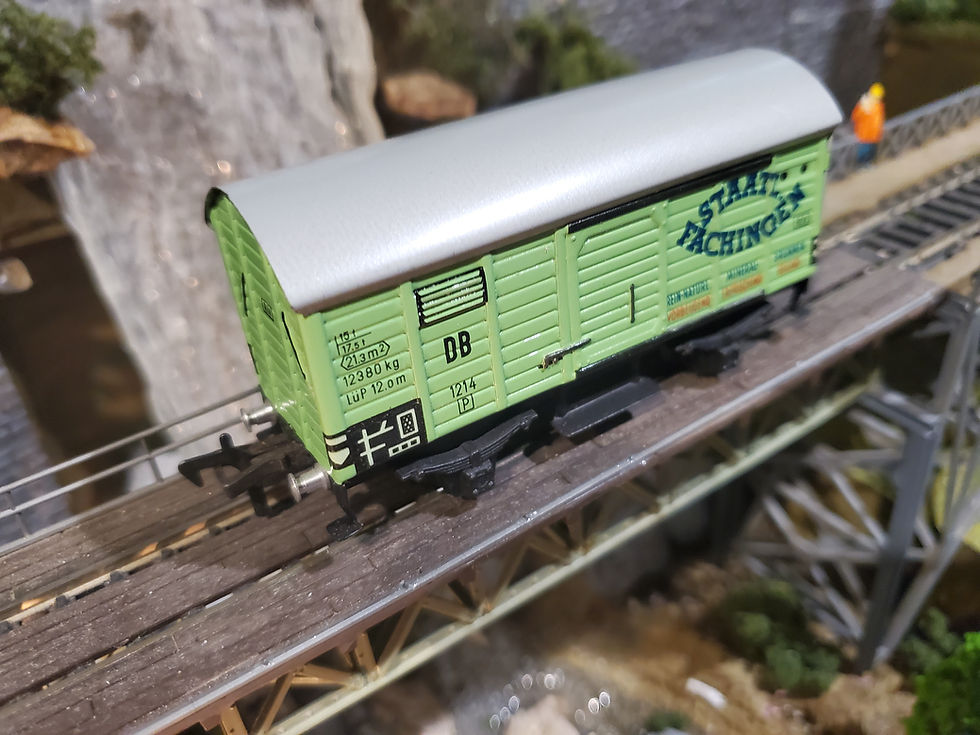 Thumbnail: Fleischmann staatl fachingen box car HO scale DC