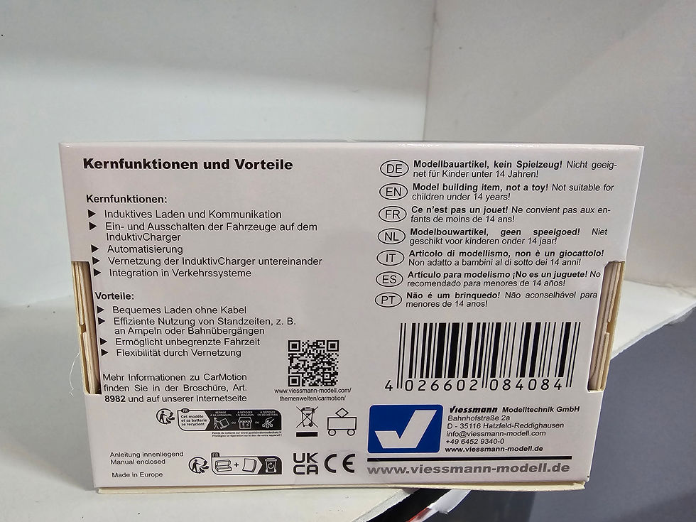 Thumbnail: Viessmann Car Motion inductive charger 8408 HO Scale 