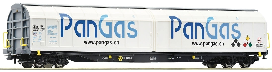 Roco Pan Gas AAE Sliding wall wagon 76487 HO Scale DC 