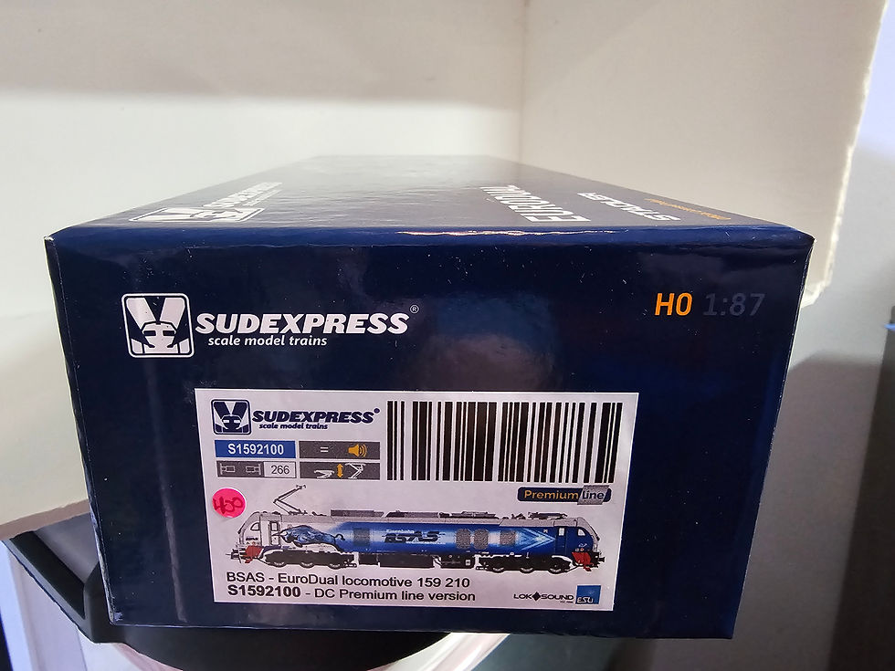 Thumbnail: Sudexpress BSAS Euro Dual 159 Locomotive S1592100 HO Scale DCC Sound