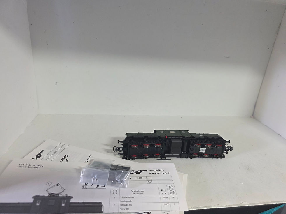 Thumbnail: Roco DB BR 80 Electric Locomotive 63870 HO Scale DCC Ready 