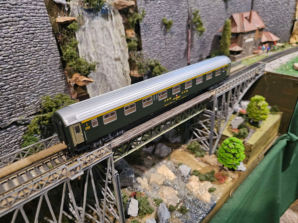 Thumbnail: Liliput SBB CFF Passenger Car 281 HO Scale DC 