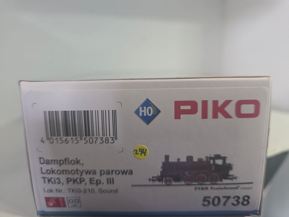 Thumbnail: Piko PKP TKi3 Steam Locomotive 50738 HO Scale DCC Sound