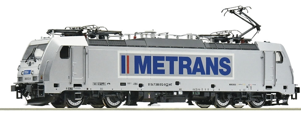 Roco Metrans 386 Electric Locomotive 7500016 HO Scale DCC Ready