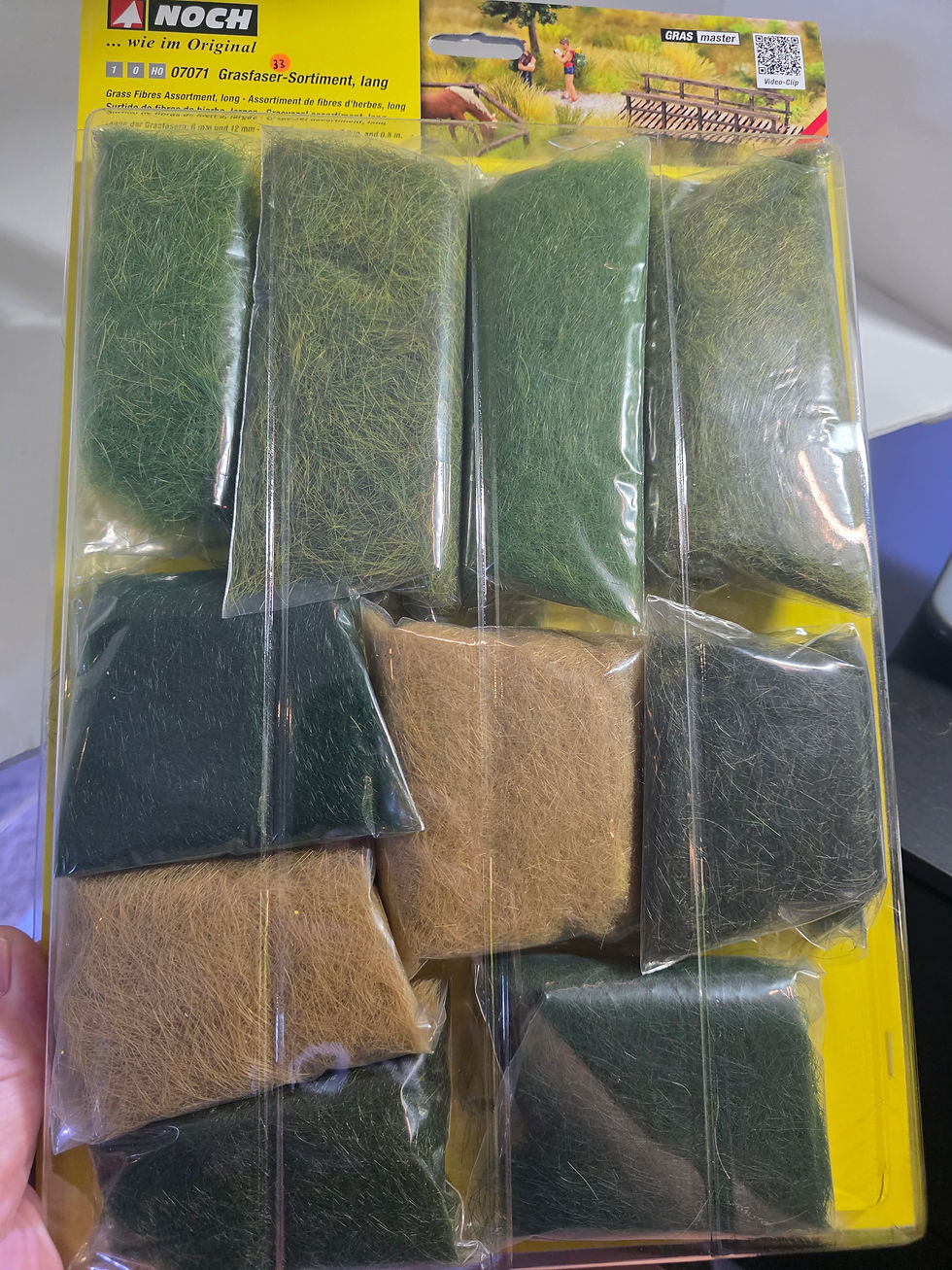 Thumbnail: Noch Long Grass Fiber Assortment 07071 HO Scale