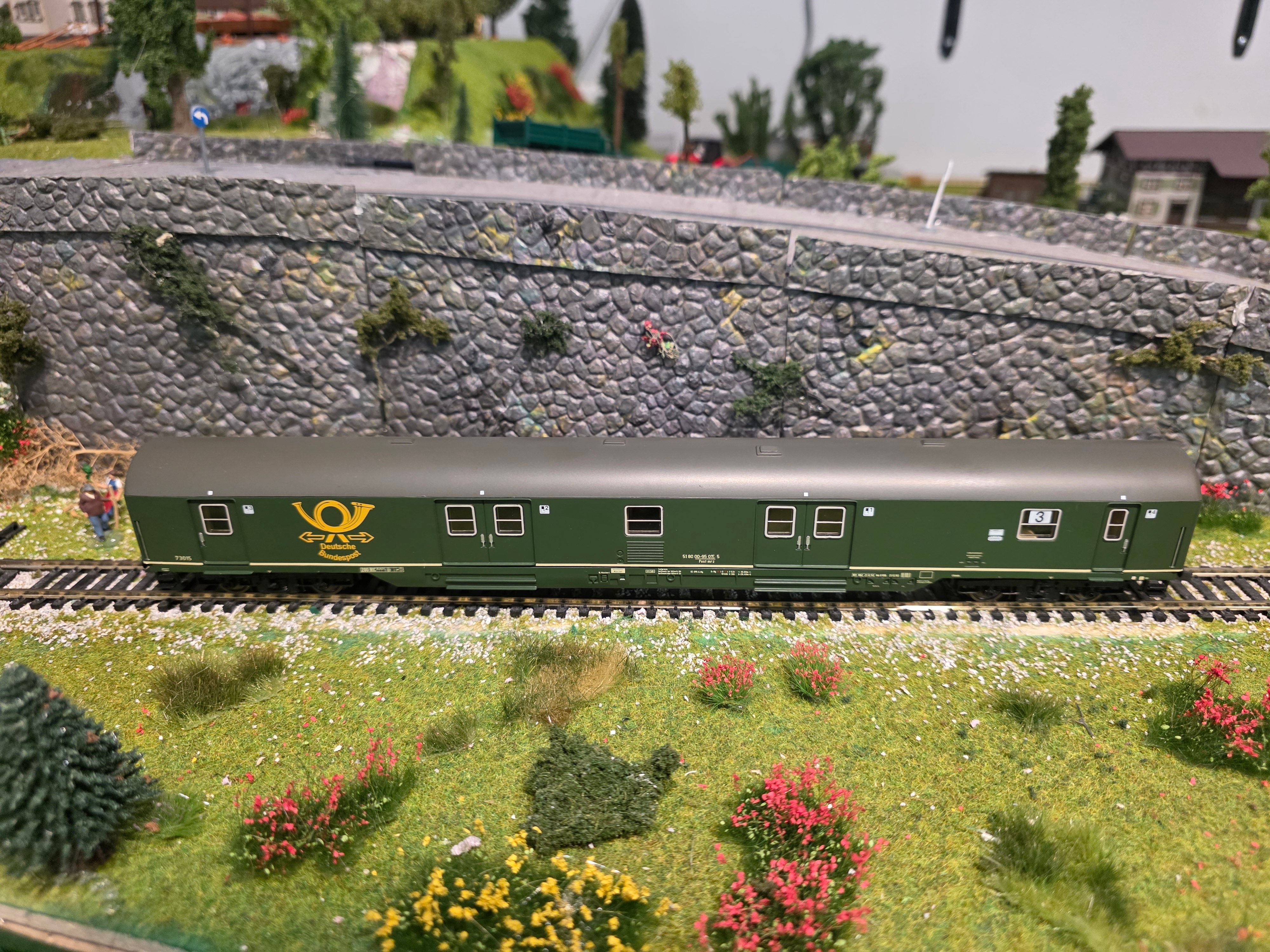 Sachsenmodelle DB Post Car 14638 HO Scale DC 