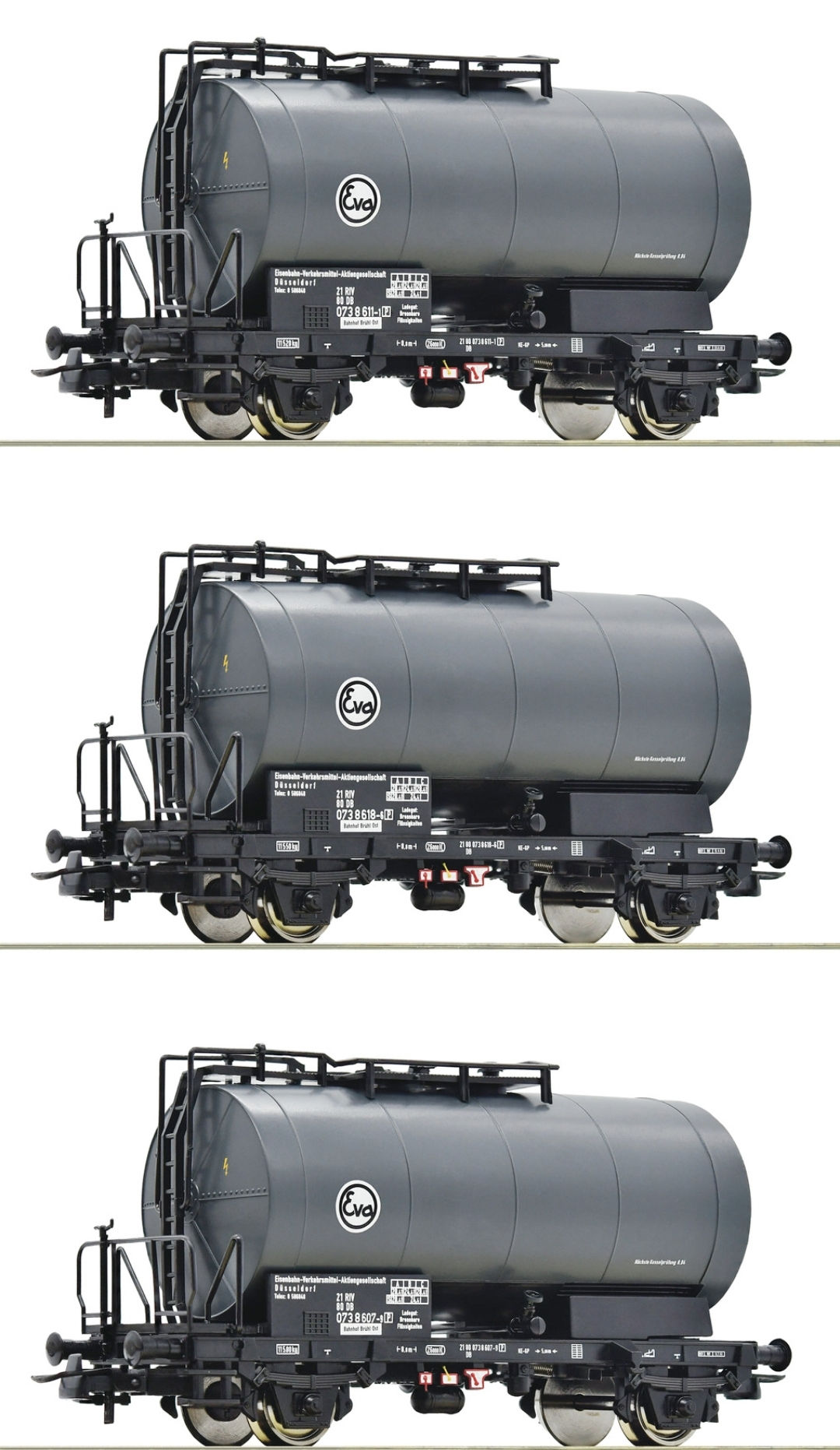 Roco DB Eva Tank Car Set 76005 HO scale DC