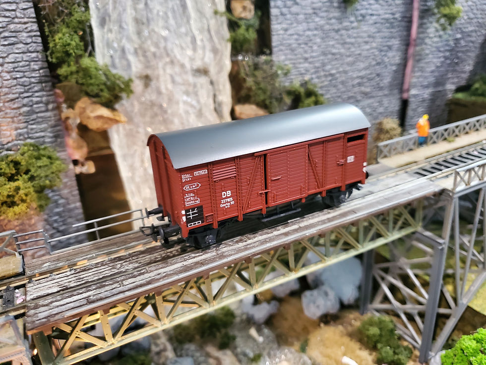 Thumbnail: Liliput DB Freight Car 9-024 HO Scale DC