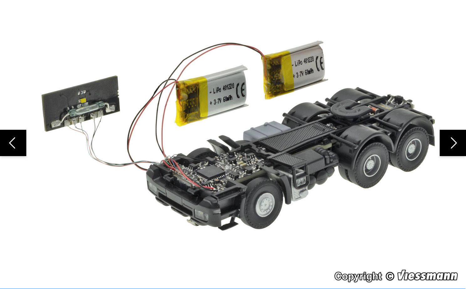 Viessmann Car Motion MB Actros Chassis Base 8409 HO scale