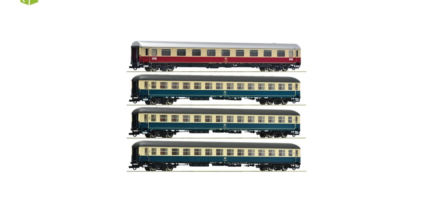 Roco DB Chiemgau Passenger car set 6200154 HO scale DC