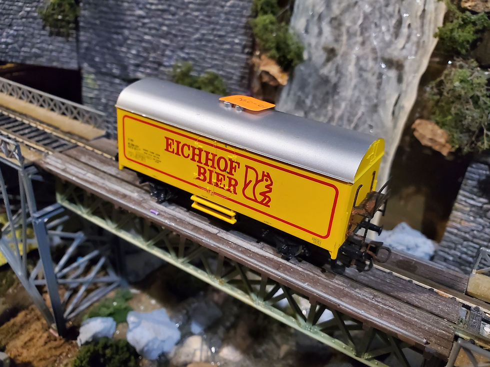 Thumbnail: Marklin SBB CFF Eichof Bier Freight Car 10-044 HO scale AC