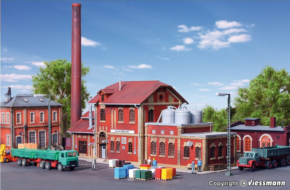 Vollmer Brewery with Boiler House 45609 HO Scale