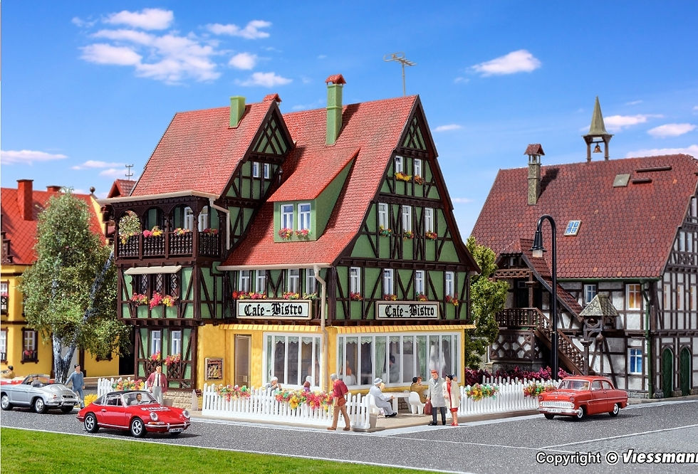 Thumbnail: Vollmer Cafe Bistro 43695 HO scale