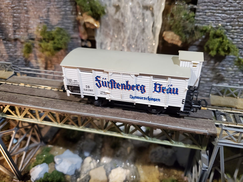 Thumbnail: Liliput Furstenberg brau Freight Car HO scale Dc