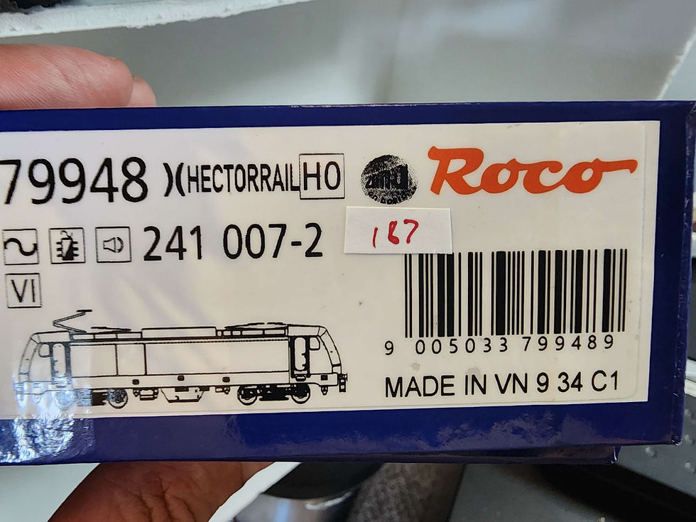 Thumbnail: Roco hectrorrail 241 Electric Locomotive 79948 AC digital with sound