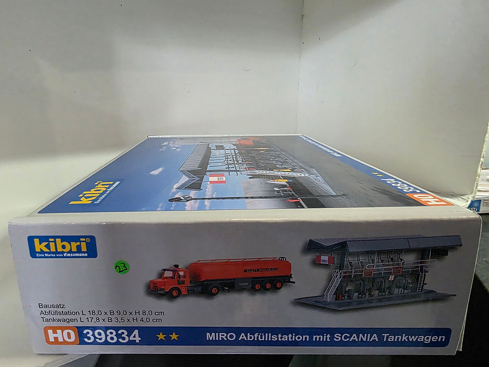 Thumbnail: Kibri Miro filling station with truck 39834 HO Scale 