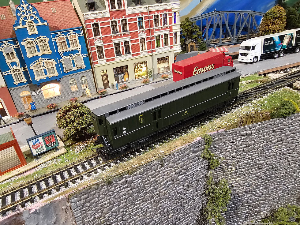 Thumbnail: Liliput German post Car 6-91 HO Scale DC 