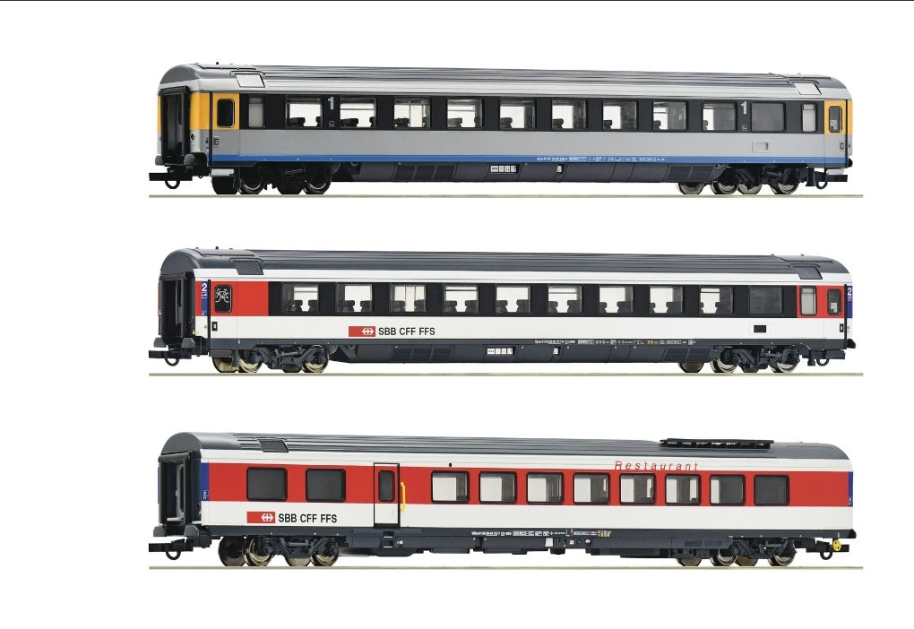 Roco SBB CFF Eurocity set 74021 HO scale DC