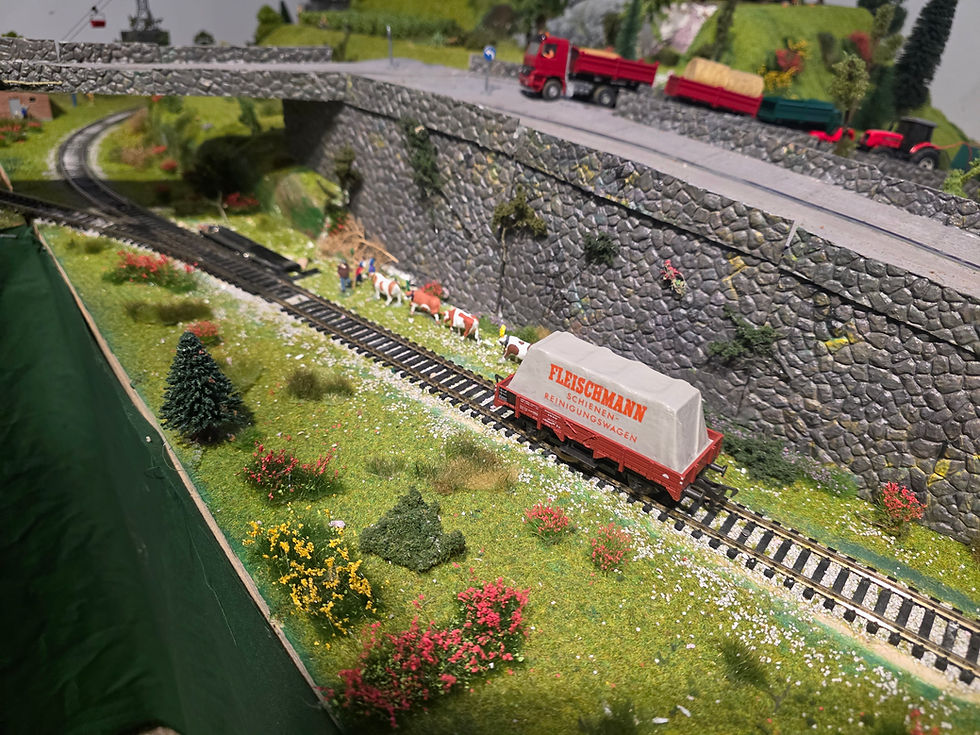 Thumbnail: Fleischmann Track Cleaning Car 5569 HO Scale DC 