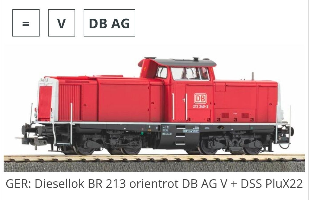 Piko DB BR 213 Diesel Locomotive 52336 HO Scale DCC Ready
