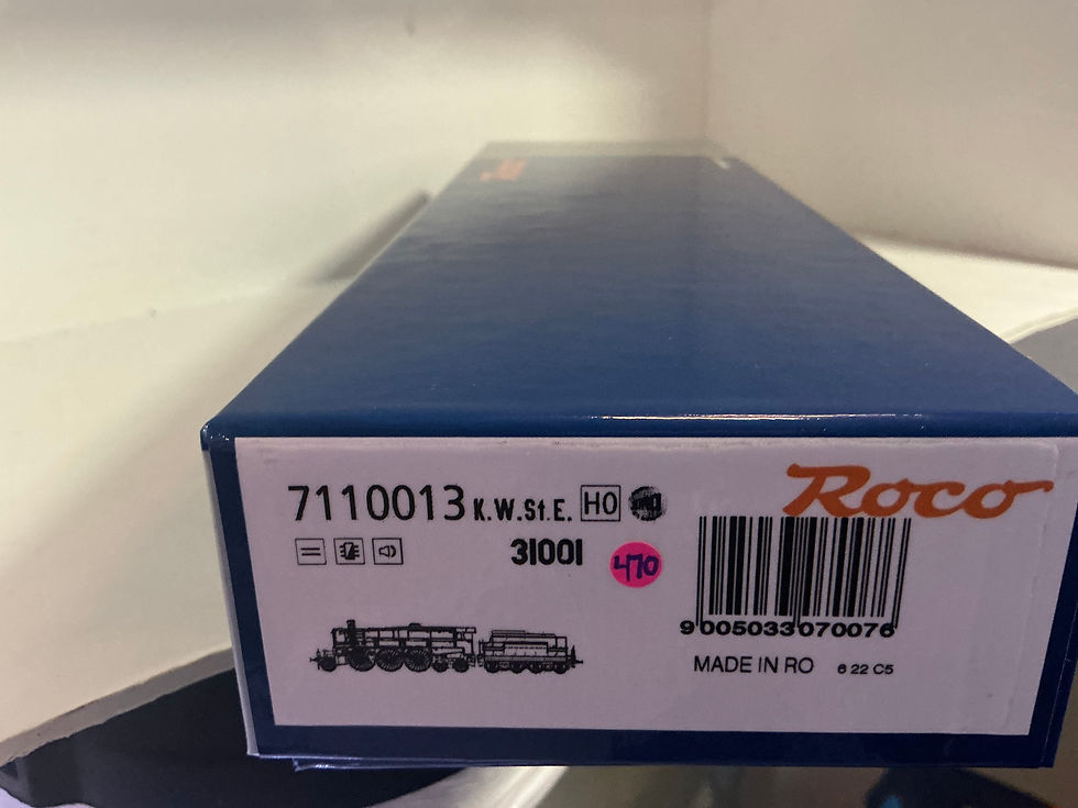 Thumbnail: Roco  KWSte  31001 Steam Locomotive 7110013 HO scale DCC sound 