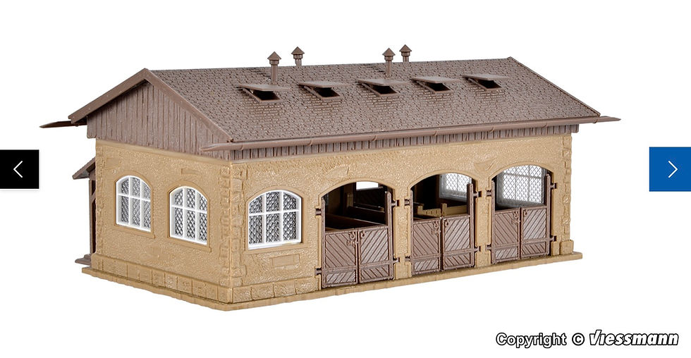 Thumbnail: Vollmer Piggery. With fence and pigs 43740 HO scale