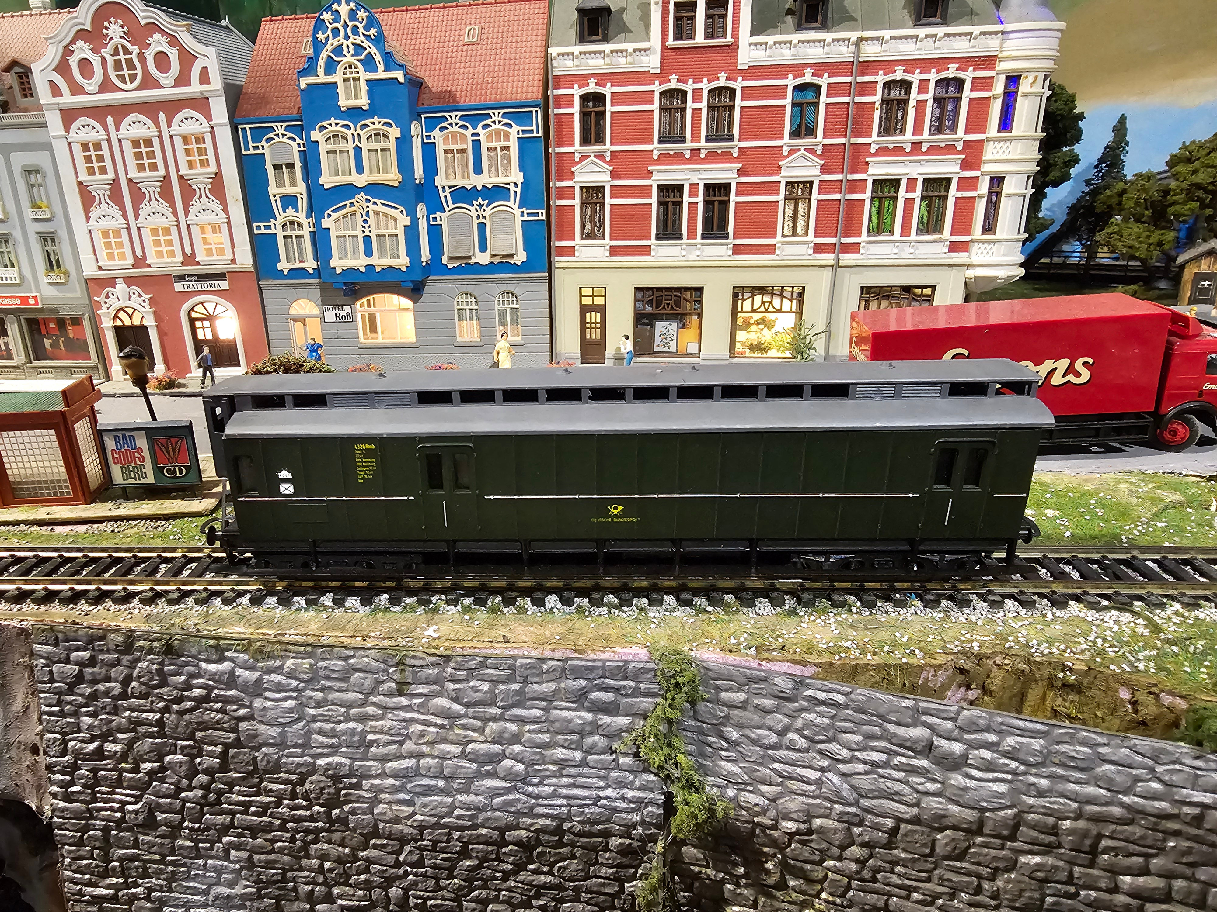 Liliput German post Car 6-91 HO Scale DC 