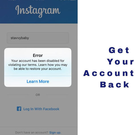 Instagram Disabled Your Account For No Reason - Here is How to Get it Back