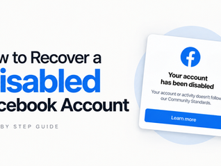 How to Recover a Disabled Facebook Account in 2026: Step-by-Step Guide