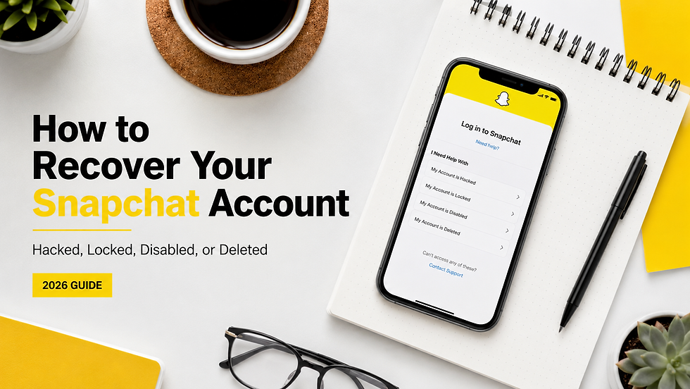 How to Recover a Snapchat Account
