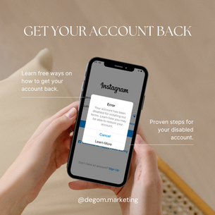 Instagram Disabled Your Account For No Reason